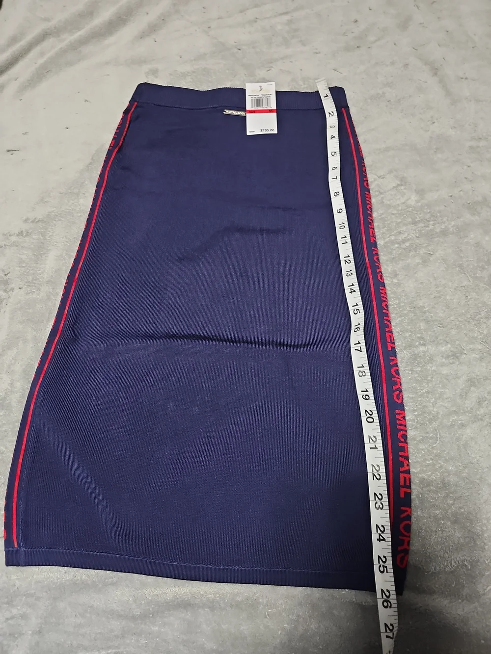 Michael Kors XS Logo Tape Stretch Viscose Skirt - XS - New Old Stock